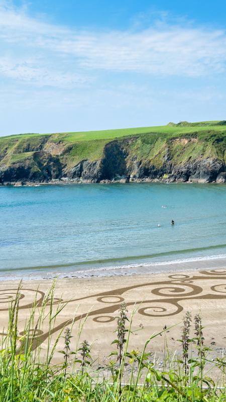 Sand Art, Kilmurrin Cove, Co Waterford Master 