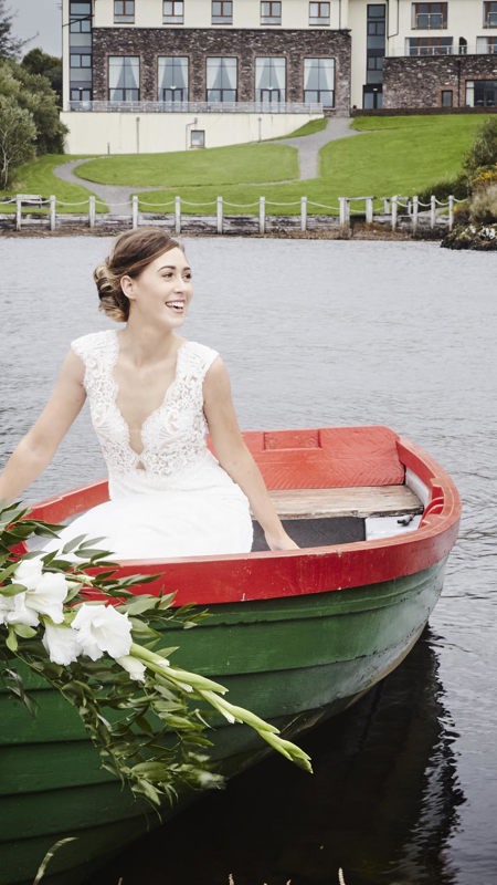 Bride in the Boat